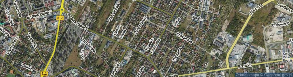 Zdjęcie satelitarne Gierymskiego Aleksandra ul.